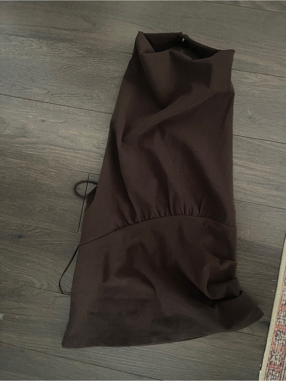 Brown Women’s Backless Halter Top